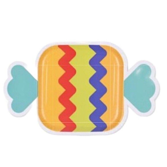 Plates Candy Shaped 24 Pack New Cute Holiday Decoration Celebration - Picture 2 of 4
